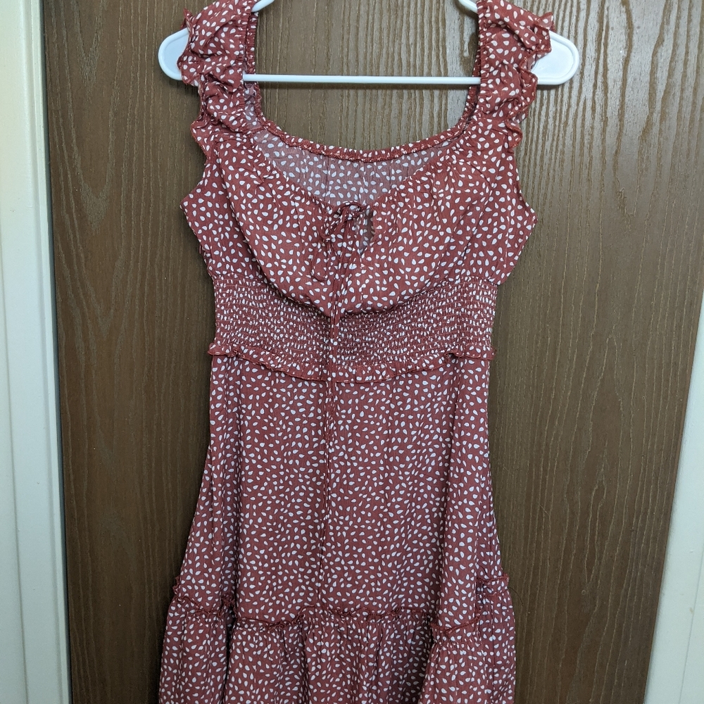 Summer Ruffle Sleeve Dress - Picture 3 of 12